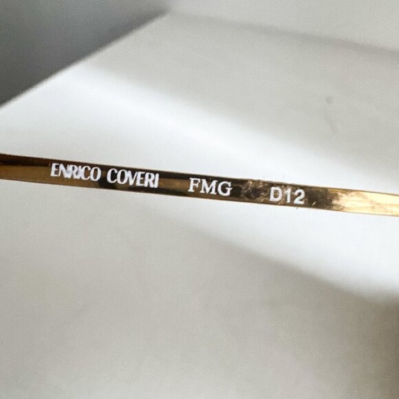 Enrico Coveri Gold Tone Cat Eye Glasses Mod 307-810 main image 6